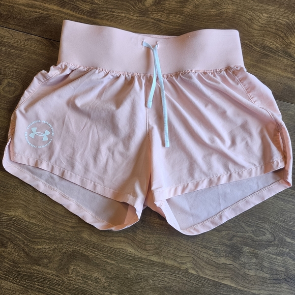 Under Armour Pants - Under Armour Women's Light Pink Athletic Shorts